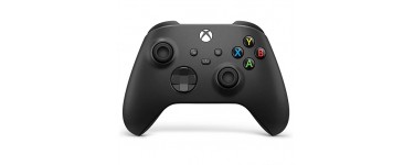 Amazon: Manette Xbox Noire Sans Fil - Carbon Black à 44€