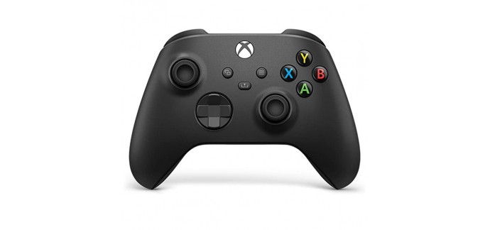 Amazon: Manette Xbox Noire Sans Fil - Carbon Black à 44€