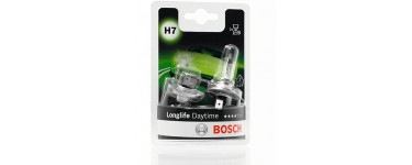 Amazon: Lampes de phare Bosch H7 Longlife Daytime - 12V, 55W, PX26d, 2 ampoules à 9,33€