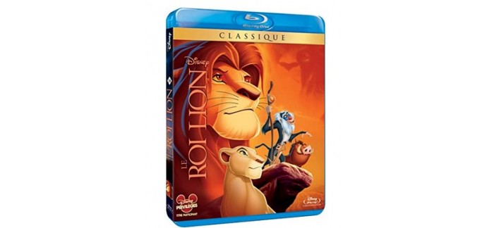 Amazon: Le Roi Lion en Blu-Ray à 9,99€