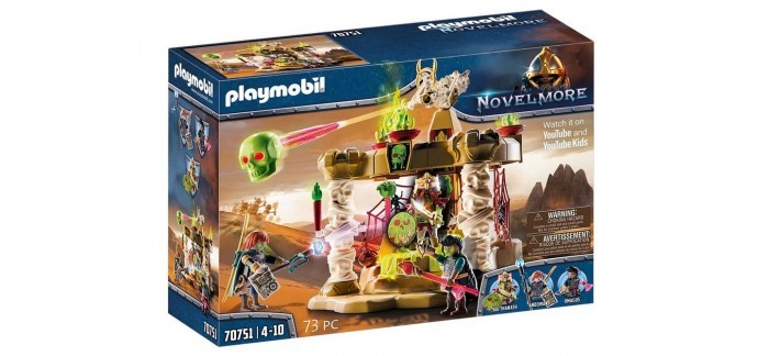 Amazon: Playmobil Temple des Squelettes - 70751 à 14,07€