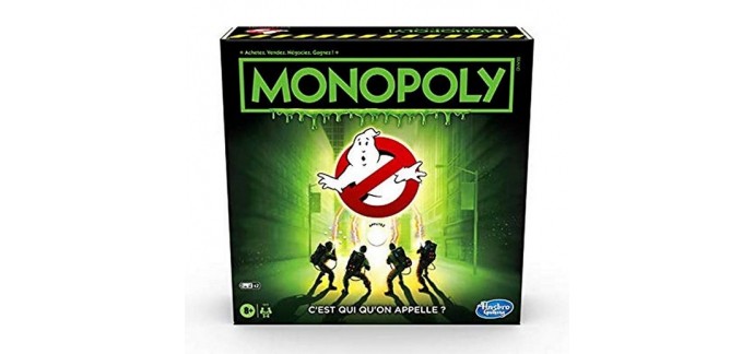 Amazon: Jeu de société Monopoly Edition Ghostbusters S.O.S Fantômes à 24,89€