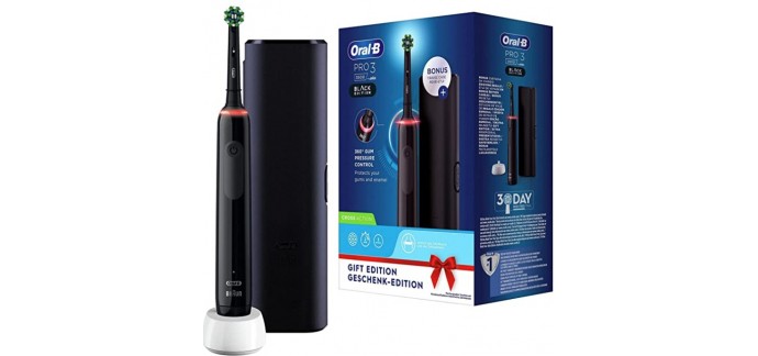 Amazon: Brosse à Dents Électrique Rechargeable Oral-B Pro 3 3500 à 39,99€