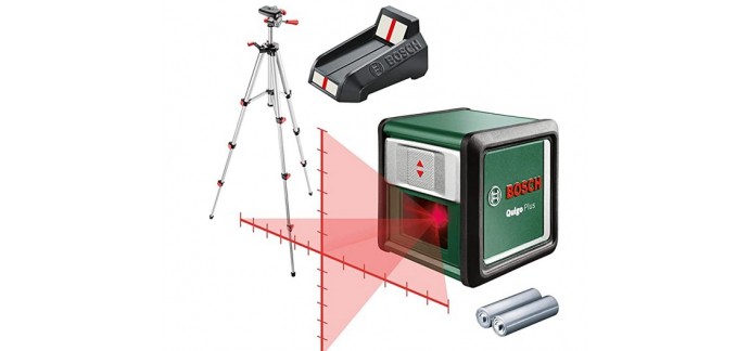Amazon: Laser lignes Bosch Quigo Plus (3e génération, portée : 7m) à 56,11€