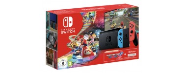 Amazon: [Black Friday] Pack Nintendo Switch + Mario Kart 8 Deluxe (code+abonnement 3 Mois) à 259,99€