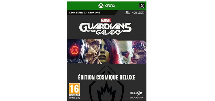 Amazon: Jeu Marvel'S Guardians Of The Galaxy: Édition Cosmique Deluxe sur Xbox Series X à 39,99€