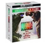 Amazon: Collection 4 Films Roi des Monstres Skull Island + Godzilla vs Kong 4K Ultra HD + Blu-Ray à 29,51€