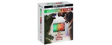 Amazon: Collection 4 Films Roi des Monstres Skull Island + Godzilla vs Kong 4K Ultra HD + Blu-Ray à 29,51€