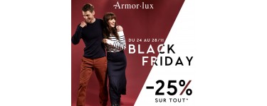 Armor Lux: 25% de réduction sur tout le site + livraison offerte pour Black Friday 