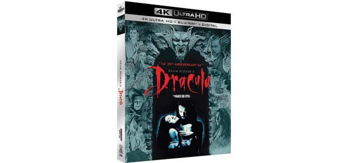 Amazon: Dracula en 4K Ultra HD + Blu-Ray 25ème anniversaire à 14,99€
