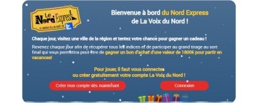 La Voix du Nord: 1 bon d'achat voyage à gagner