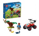 Amazon: LEGO City Wildlife Le Quad de Sauvetage des Animaux Sauvages avec Figurines - 60300 à 8,99€