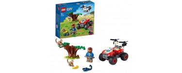Amazon: LEGO City Wildlife Le Quad de Sauvetage des Animaux Sauvages avec Figurines - 60300 à 8,99€
