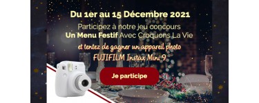 Croquons la Vie: 4 appareils photos Fujifilm Instax Mini 9 blanc à gagner