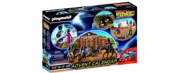 Amazon:  Calendrier de l'Avent Playmobil Back to the Future Part III - 70576 à 21,05€