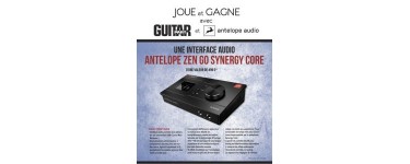 Guitar Part : 1 interface audio Antelope Zen Go Synergy Core à gagner