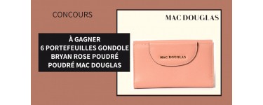 Notre Temps: Des portefeuilles Mac Douglas à gagner