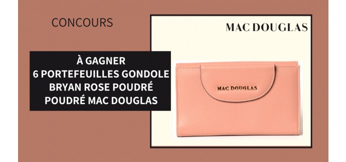 Notre Temps: Des portefeuilles Mac Douglas à gagner