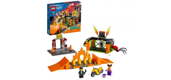 Amazon: LEGO City Stuntz L’Aire d’Entraînement des Cascadeurs - 60293 à 8,99€