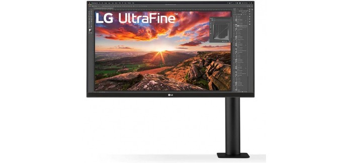 Amazon: Ecran PC 27" 4K UHD LG ERGO UltraFine 27UN880-B à 449,99€ 