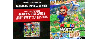 Jeux Vidéo and Co: 5 jeux vidéo Switch "Mario Party Superstars" à gagner