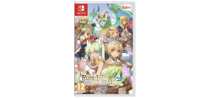Amazon: Jeu Rune Factory 4 Special sur Nintendo Switch à 24,99€