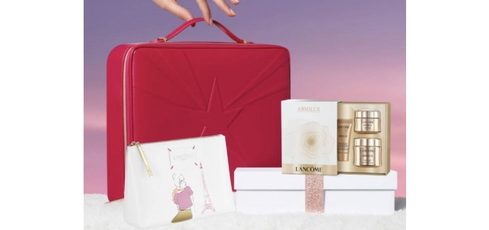 Lancôme: Un coffret Absolue et une pochette offerts pour l’achat d’une Beauty Box