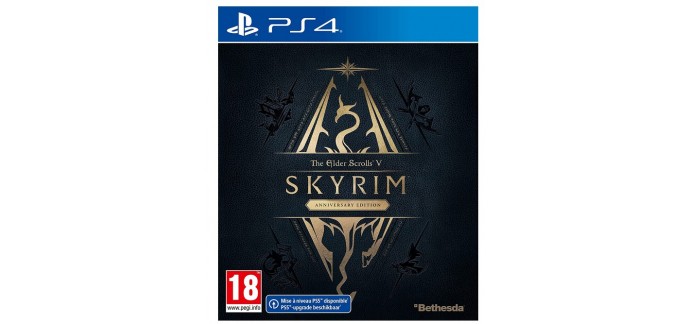Amazon: Jeu Skyrim Anniversary Edition sur PS4/PS5 à 28,80€