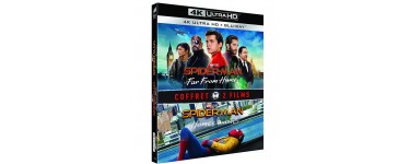 Amazon: Coffret 2 films Spider-Man Homecoming + Far From Home en 4K Ultra Hd à 15€