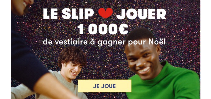 Le Slip Français: 1 bon d'achat de 1000€ à gagner