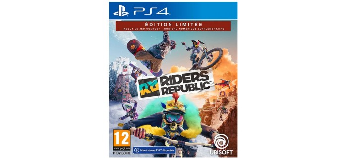 Amazon:  Jeu Riders Republic Édition Limitée sur PS4 à 39,99€