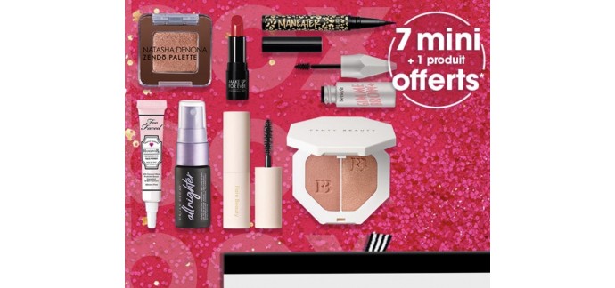 Sephora: 7 mini + 1 produits offerts dès 70€ d'achats dans le maquillage