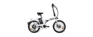 Fnac: Vélo électrique pliable Velair Work 250 W Blanc à 599,99€