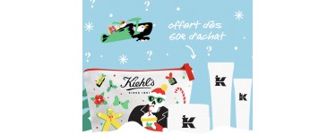 Kiehl's: Une trousse mystère + 3 tailles week-end offerte dès 60€ d'achat