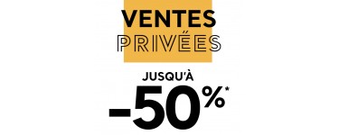 Cache Cache: [Adhérentes] Jusqu'à -50% pendant les ventes privées