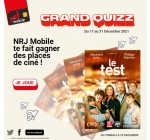 NRJ Mobile: Des places de cinéma pour le film "Le Test" à gagner