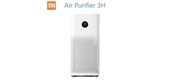 AliExpress: Purificateur d'Air intelligent Xiaomi Purifier 3H avec filtre HEPA à 108,50€