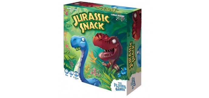 Amazon: Jeu de société The Flying Games - Jurassic Snack à 13,98€