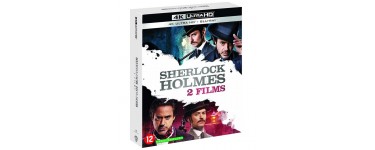 Amazon: Coffret 4K Ultra HD + Blu-Ray Sherlock Holmes 2 : Jeu d'ombres à 14,39€