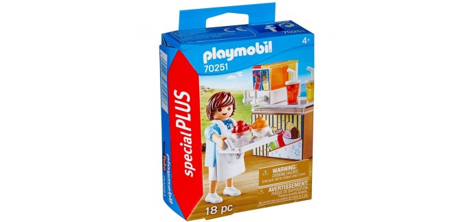 Amazon: Playmobil Vendeur de sorbets - 70251 à 3,14€