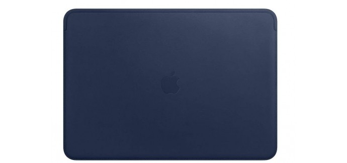 Amazon: Housse en cuir Apple pour MacBook Pro 15 pouces - Bleu nuit à 111,88€