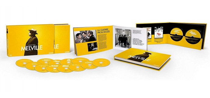 Amazon: Coffret Blu-Ray Anthologie Melville à 54,99€