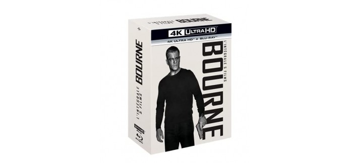 Cultura: Coffret 4K Ultra HD + Blu-Ray Bourne - L'intégrale 5 Films à 24,99€