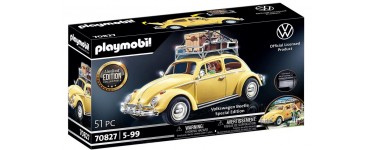 Cdiscount: Playmobil Volkswagen Coccinelle - Edition spéciale, Jaune, 70827 en solde à 29,99€