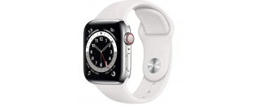 Amazon: Apple Watch Series 6 - GPS + Cellular, 40 mm, Blanc à 584,85€