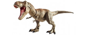 Amazon: Grande figurine articulée Jurassic World T-Rex Morsure et Combat à 31,65€
