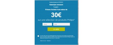 Philips: 15 bons d'achat Philips à gagner