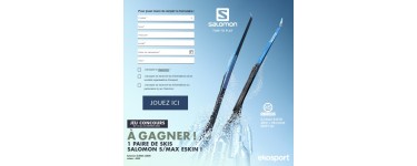 Ekosport: 1 paire de skis Salomon à gagner