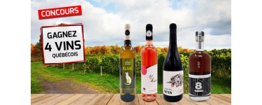 Relais du Vin & Co: Des bouteilles de vin du vignoble québécois à gagner