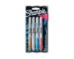 Fnac: Lot de 4 marqueurs métallisés permanents Sharpie Pointe fine en solde à 2,70€